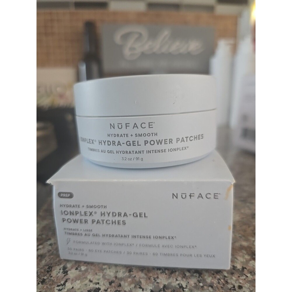 NuFACE IonPlex Hydra-Gel Power Under Eye Patches - Gel Under Eye Mask*Free Brush